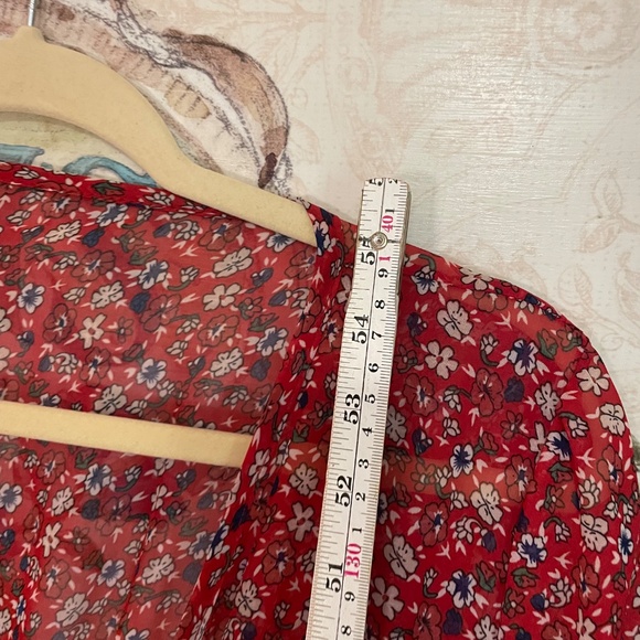 Pretty, sheer outer garment, 3/4 sleeve, sz Med - Picture 6 of 10